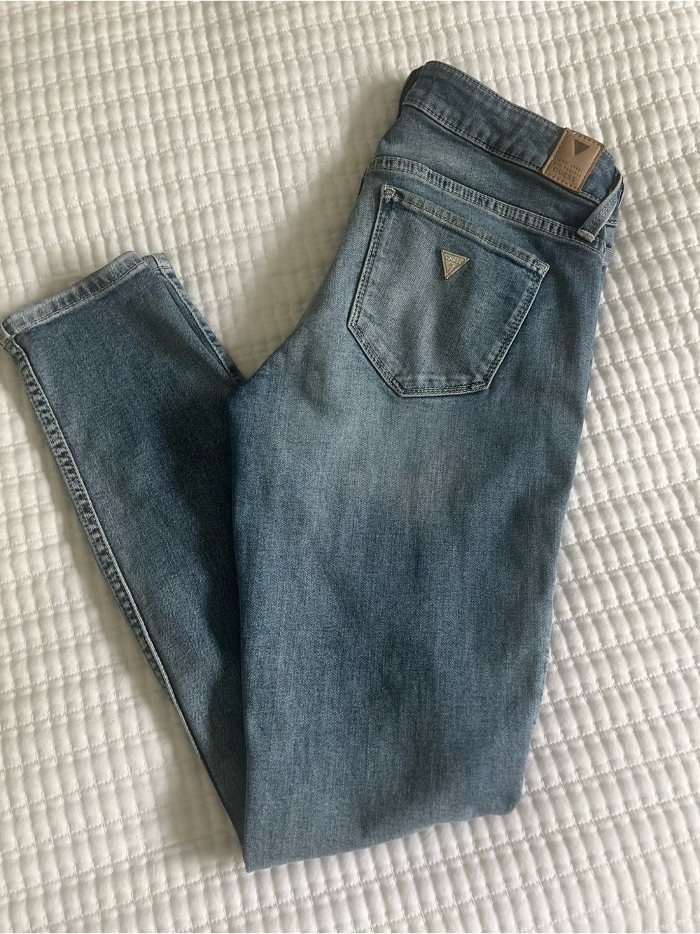 Guess by GUESS Women’s Light Blue Slim Jeans
